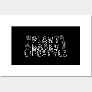 Plant Based Lifestyle Vegan Gift Posters and Art